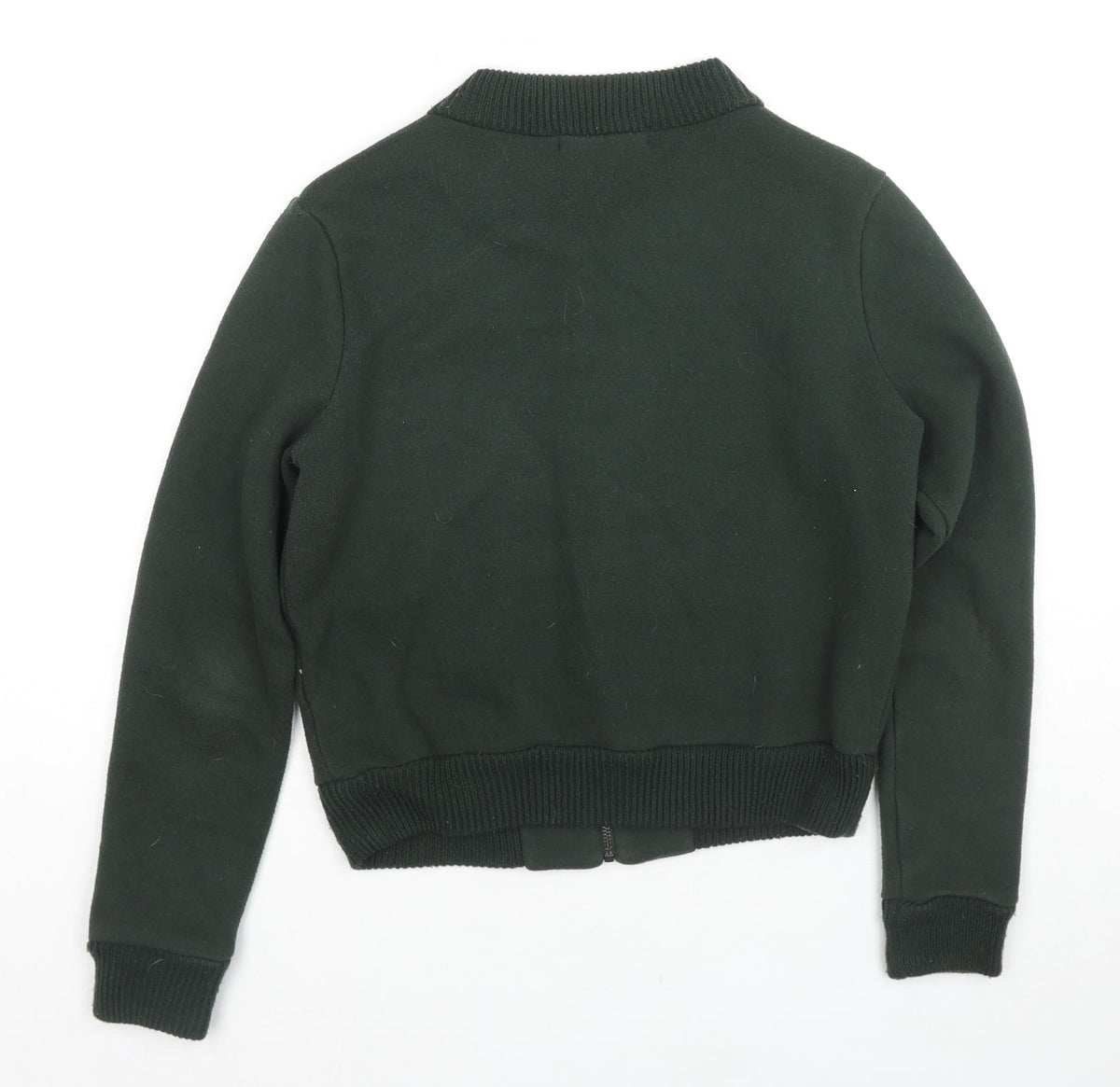 Womens UK Size S Marks and Spencer Green Full Zip Hoodie