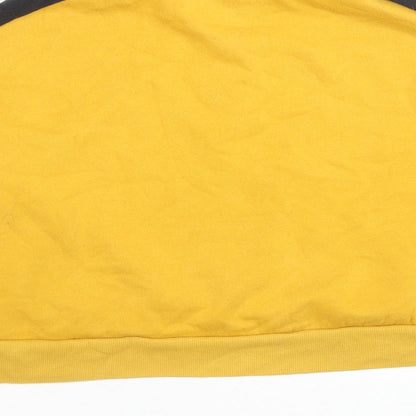 Womens UK Size S Divided by H&M Yellow Pullover Sweatshirt
