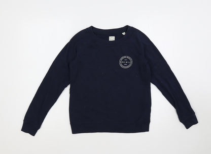 Womens UK Size 6 Jack Wills Blue Pullover Sweatshirt