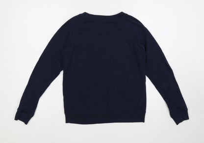 Womens UK Size 6 Jack Wills Blue Pullover Sweatshirt