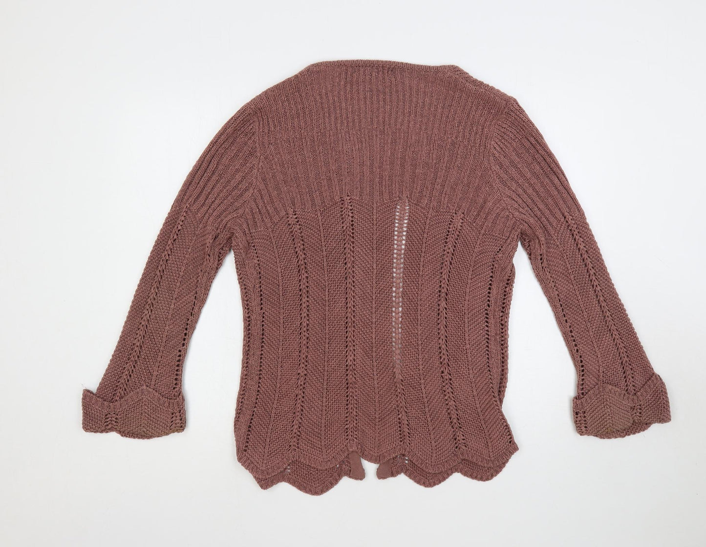 Womens UK Size M Alexara Pink Cardigan Jumper
