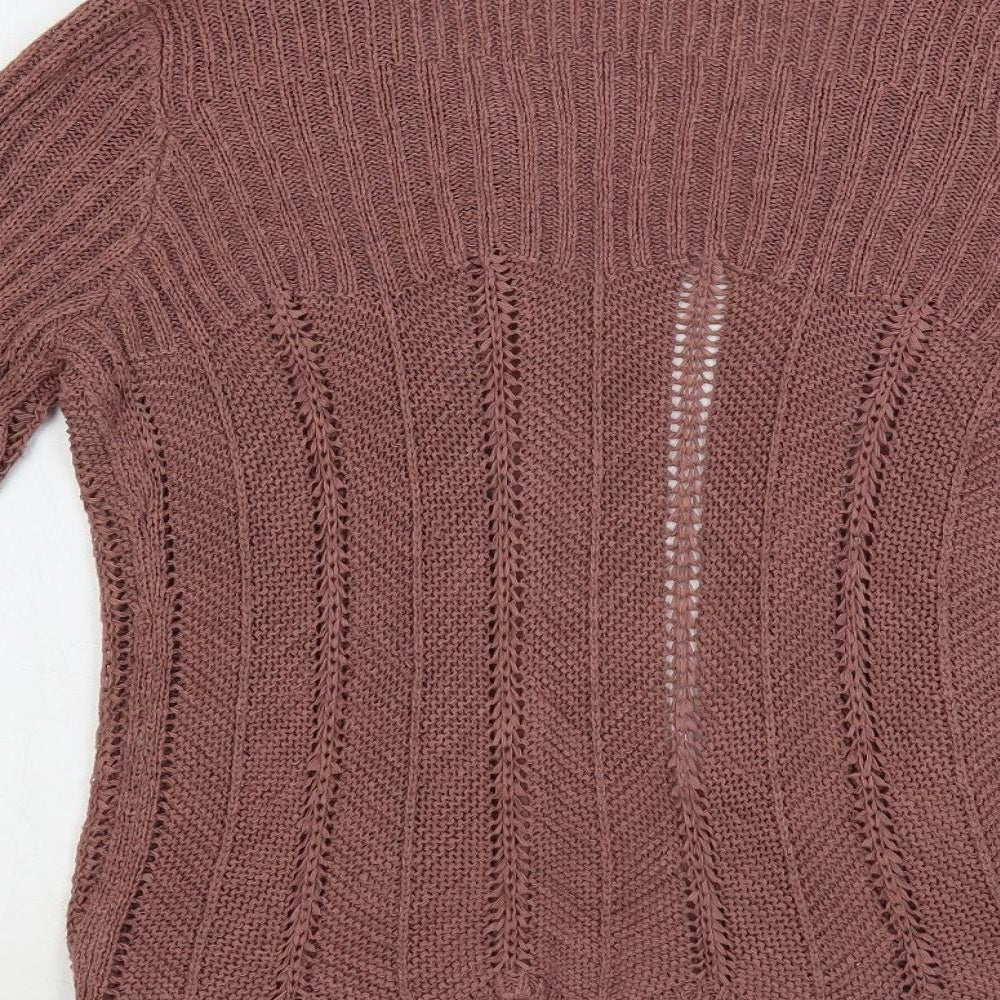 Womens UK Size M Alexara Pink Cardigan Jumper