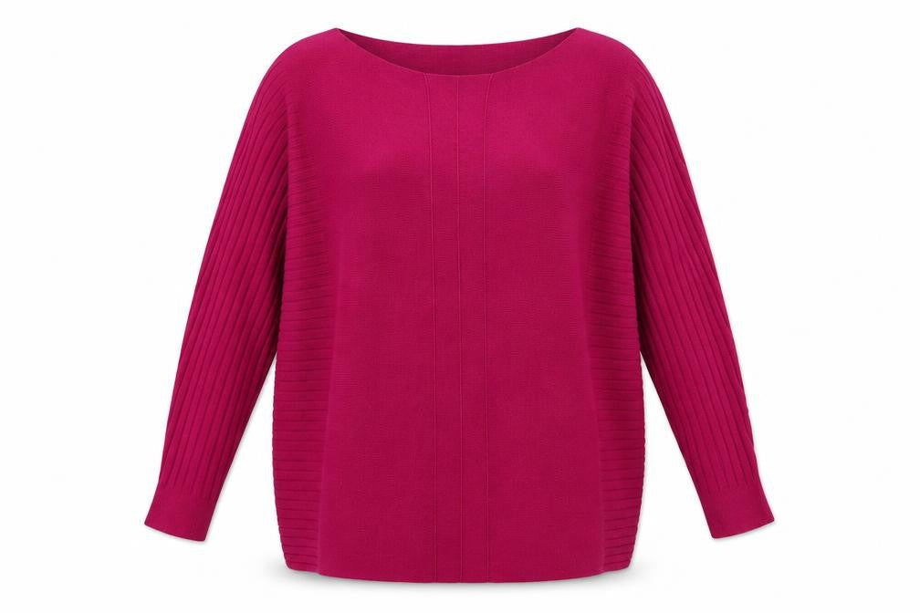 Womens UK Size One Size Studio Pink Pullover Jumper