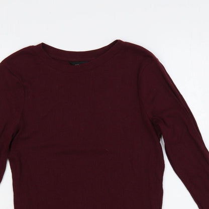 Womens UK Size 12 New Look Purple Pullover Jumper