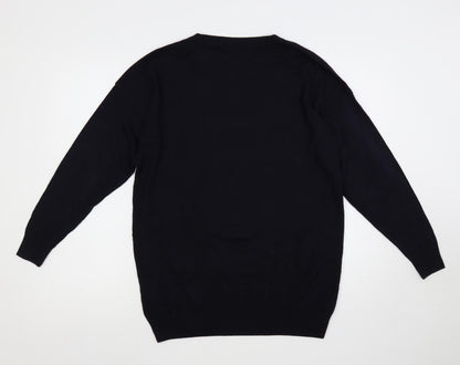 Womens UK Size 12 Capsule Blue Pullover Jumper