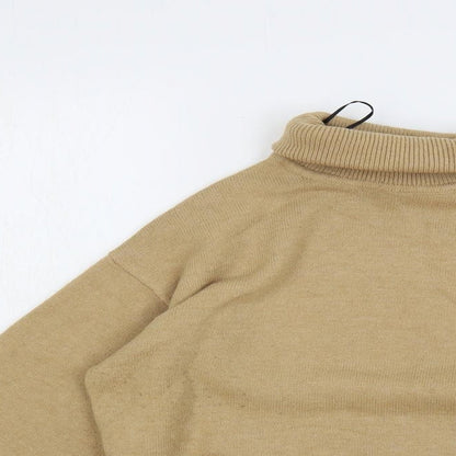 Womens UK Size XS H&M Beige Pullover Jumper