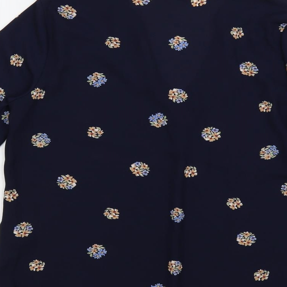 Womens UK Size 6 Principles Blue Basic Blouse