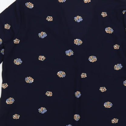 Womens UK Size 6 Principles Blue Basic Blouse