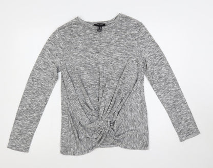 Womens UK Size 12 New Look Grey Pullover Jumper
