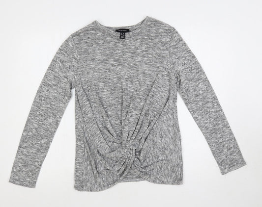 Womens UK Size 12 New Look Grey Pullover Jumper