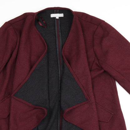Womens UK Size 12 Red Herring Red Overcoat