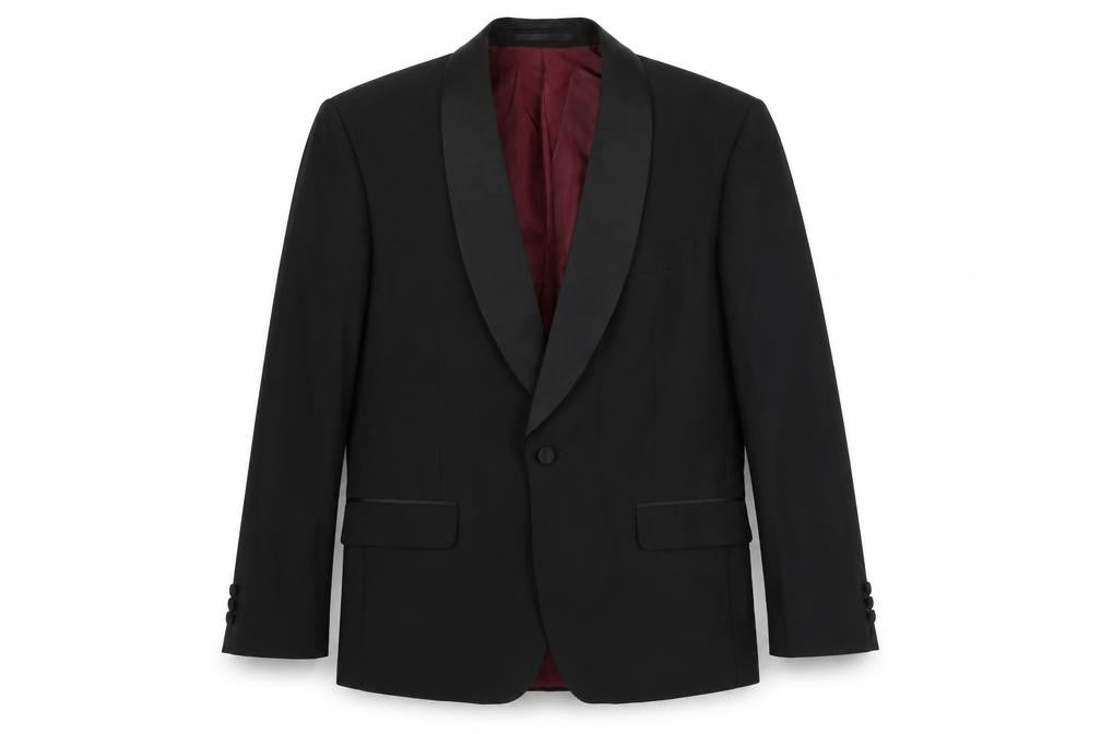 Mens UK Size 40 Scott & Taylor Regular Black Suit Jacket