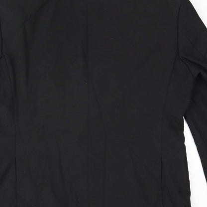 Mens UK Size 40 Scott & Taylor Regular Black Suit Jacket