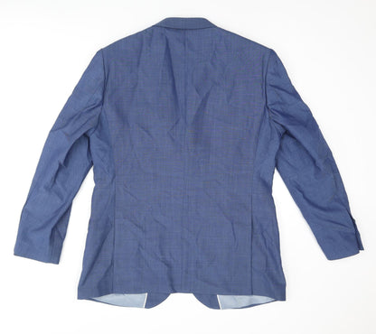 Mens UK Size 44 French Connection Regular Blue Suit Jacket