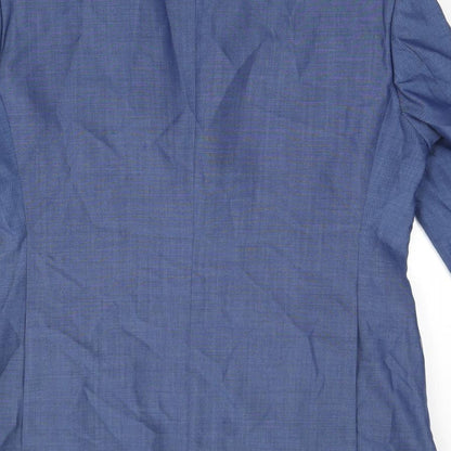 Mens UK Size 44 French Connection Regular Blue Suit Jacket
