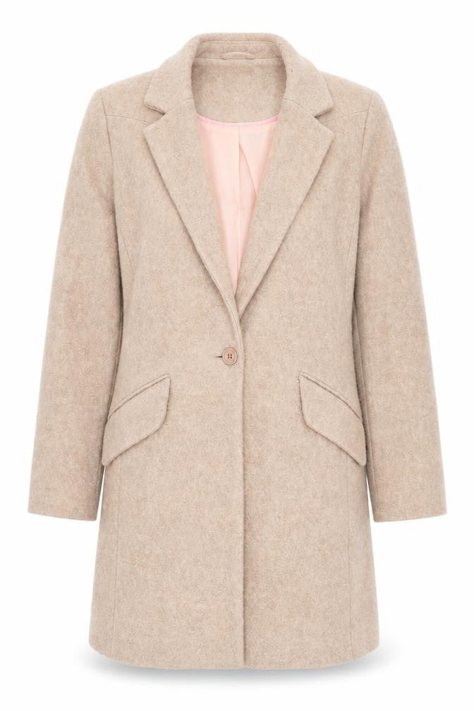 Womens UK Size M Oasis Pink Overcoat
