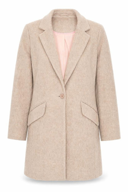 Womens UK Size M Oasis Pink Overcoat