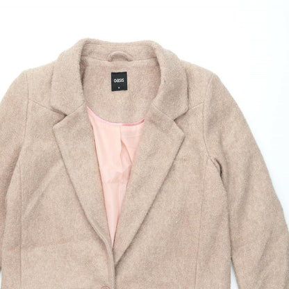 Womens UK Size M Oasis Pink Overcoat