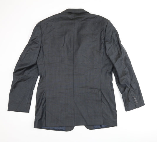 Mens UK Size 40 Marks and Spencer Regular Grey Suit Jacket