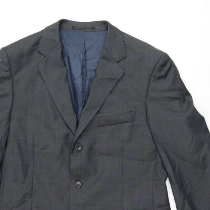 Mens UK Size 40 Marks and Spencer Regular Grey Suit Jacket