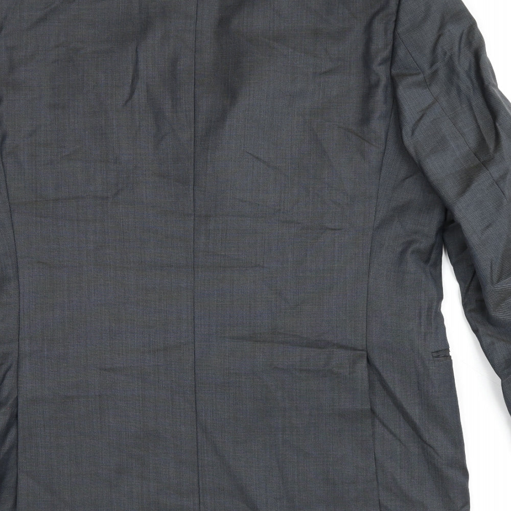 Mens UK Size 40 Marks and Spencer Regular Grey Suit Jacket