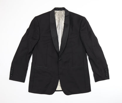 Mens UK Size 40 John Lewis Regular Black Suit Jacket