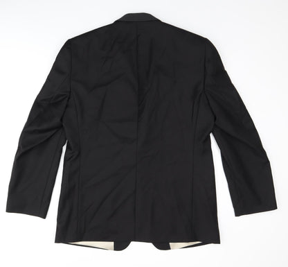 Mens UK Size 40 John Lewis Regular Black Suit Jacket