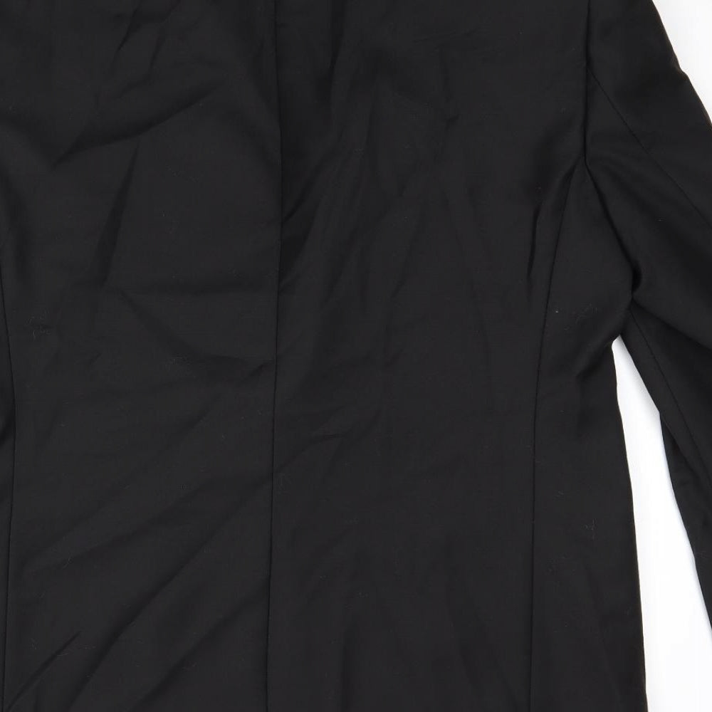 Mens UK Size 40 John Lewis Regular Black Suit Jacket
