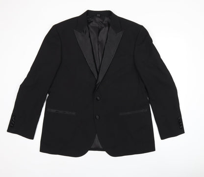 Mens UK Size 42 Marks and Spencer Regular Black Suit Jacket