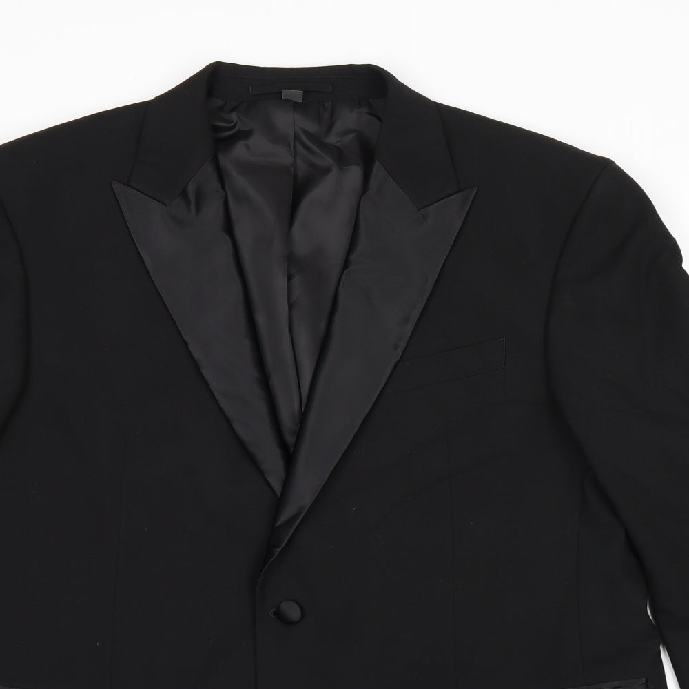 Mens UK Size 42 Marks and Spencer Regular Black Suit Jacket