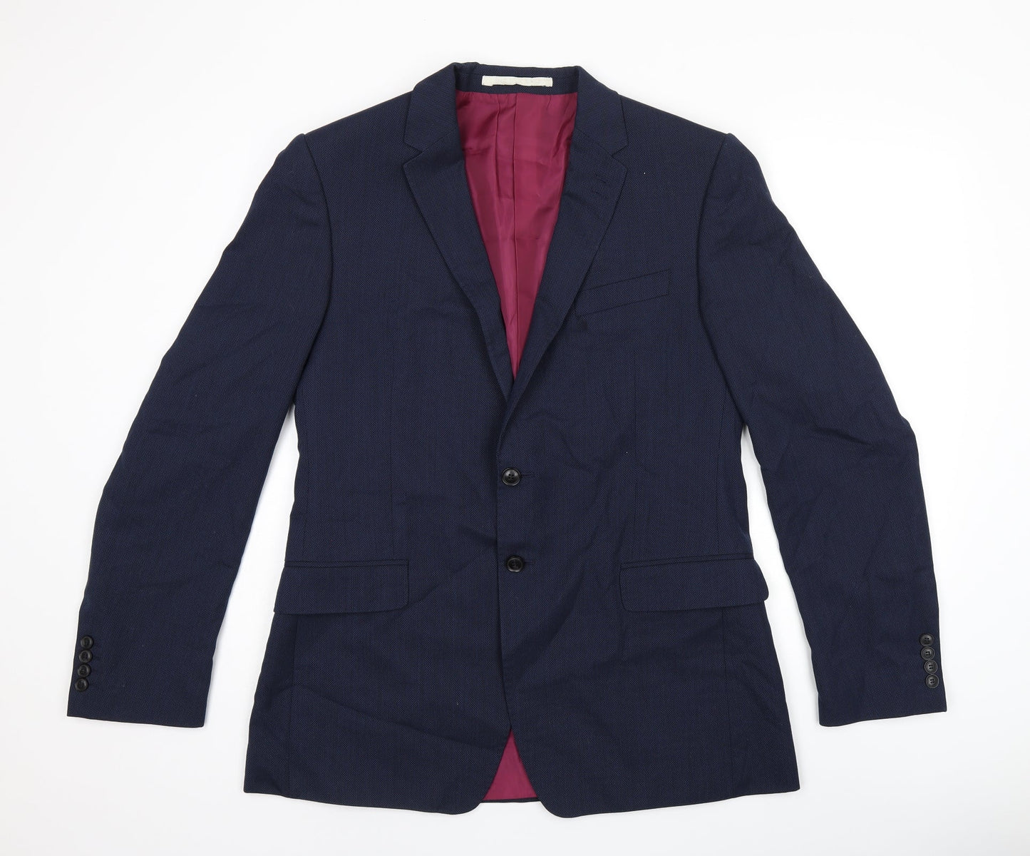 Mens UK Size 42 Marks and Spencer Regular Blue Suit Jacket