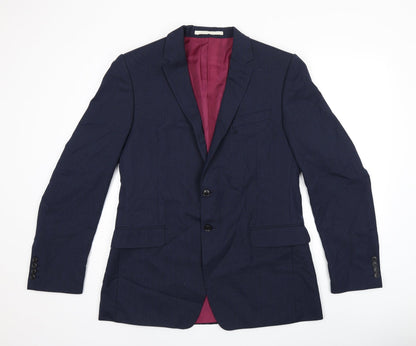 Mens UK Size 42 Marks and Spencer Regular Blue Suit Jacket