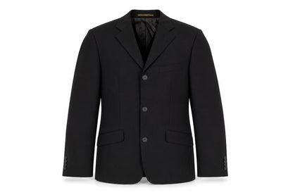Mens UK Size 38 Topman Regular Black Suit Jacket
