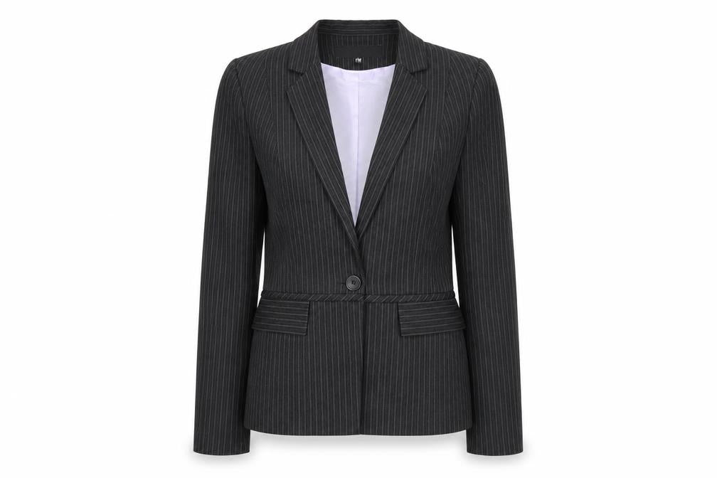 Womens UK Size 12 Warehouse Regular Black Suit Jacket