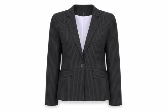 Womens UK Size 12 Warehouse Regular Black Suit Jacket