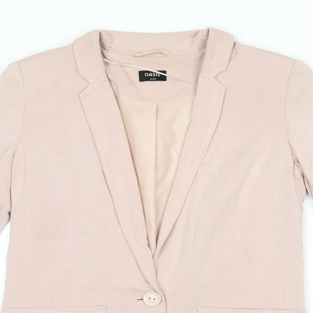 Womens UK Size 8 Oasis Pink Jacket
