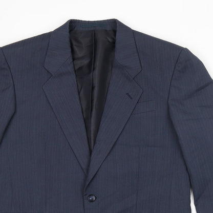 Mens UK Size 38 Greenwoods Regular Blue Suit Jacket