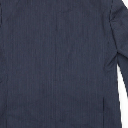 Mens UK Size 38 Greenwoods Regular Blue Suit Jacket