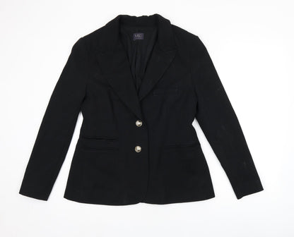 Womens UK Size 12 Marks and Spencer Regular Black Suit Jacket