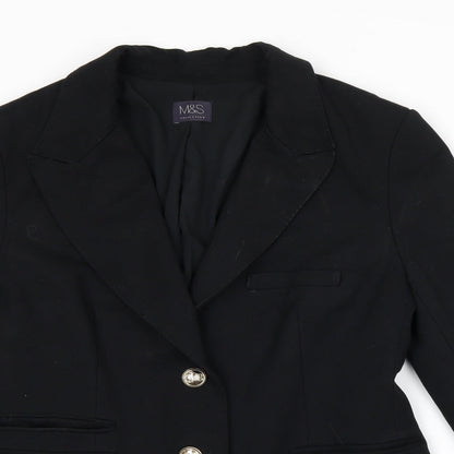 Womens UK Size 12 Marks and Spencer Regular Black Suit Jacket