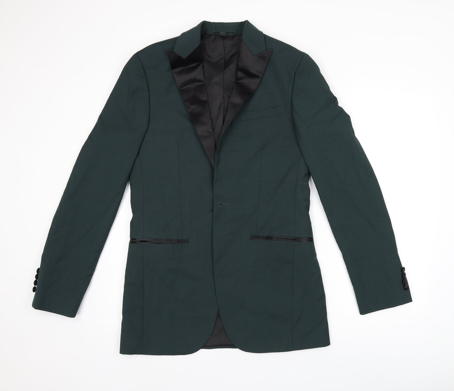 Mens UK Size 36 Marks and Spencer Regular Green Suit Jacket