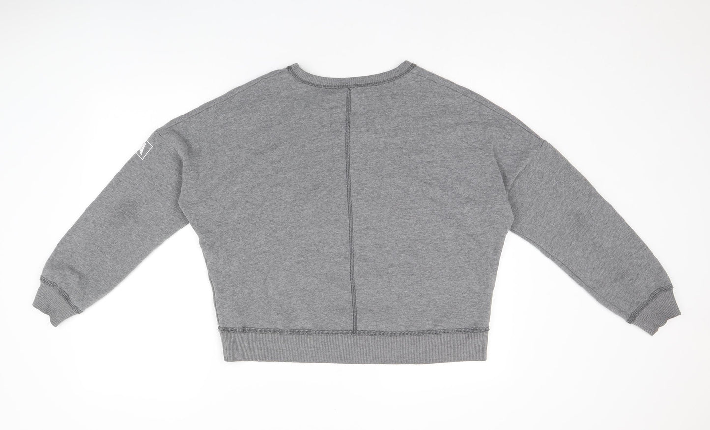 Hollister Womens Grey Cotton Pullover Sweatshirt Size M Pullover - Logo