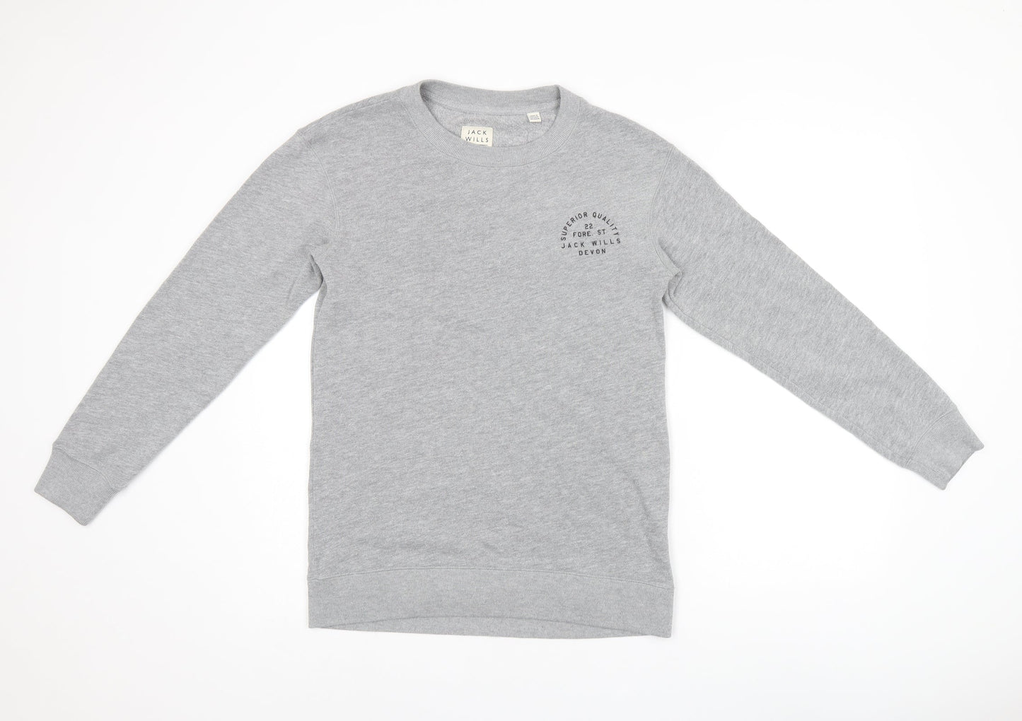 Womens UK Size 6 Jack Wills Grey Pullover Sweatshirt
