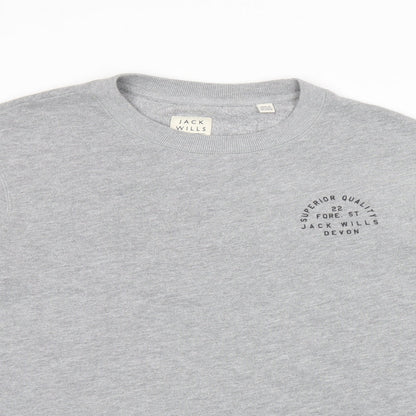 Womens UK Size 6 Jack Wills Grey Pullover Sweatshirt
