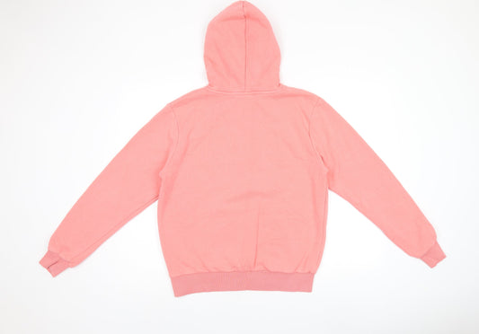 Womens UK Size S Disney Pink Pullover Hoodie