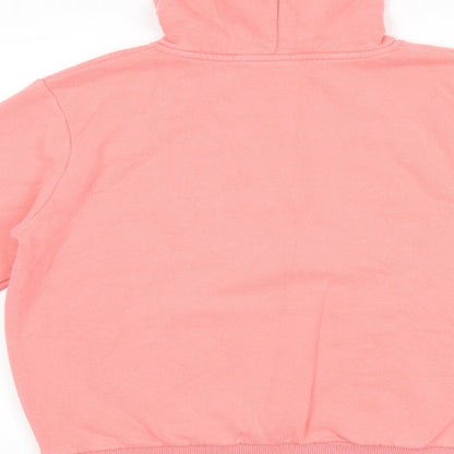 Womens UK Size S Disney Pink Pullover Hoodie