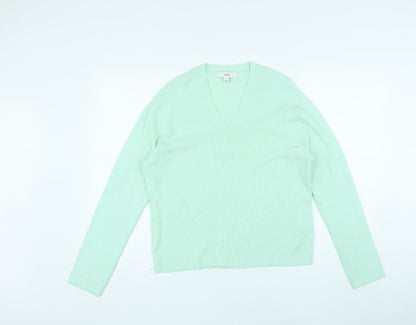 Womens UK Size S Marks and Spencer Green Pullover Jumper