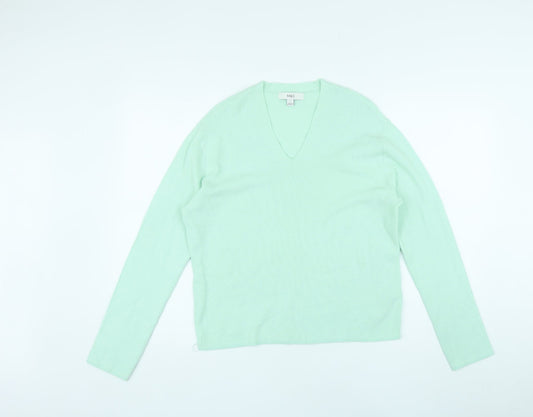 Womens UK Size S Marks and Spencer Green Pullover Jumper