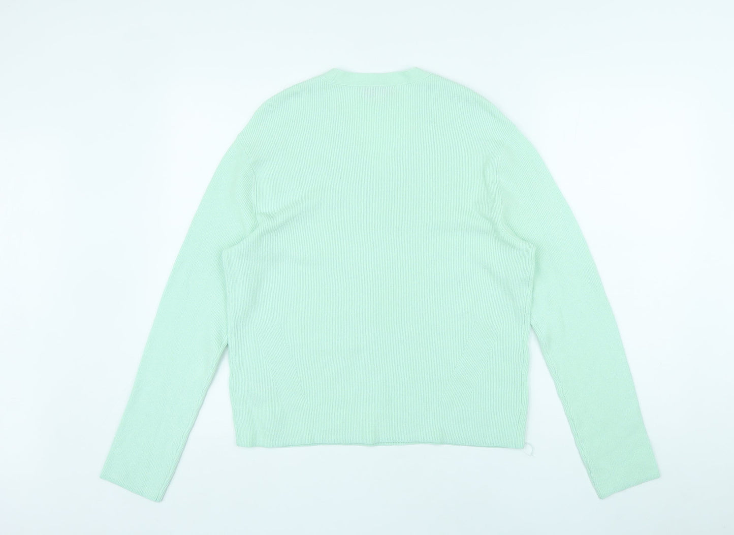 Womens UK Size S Marks and Spencer Green Pullover Jumper