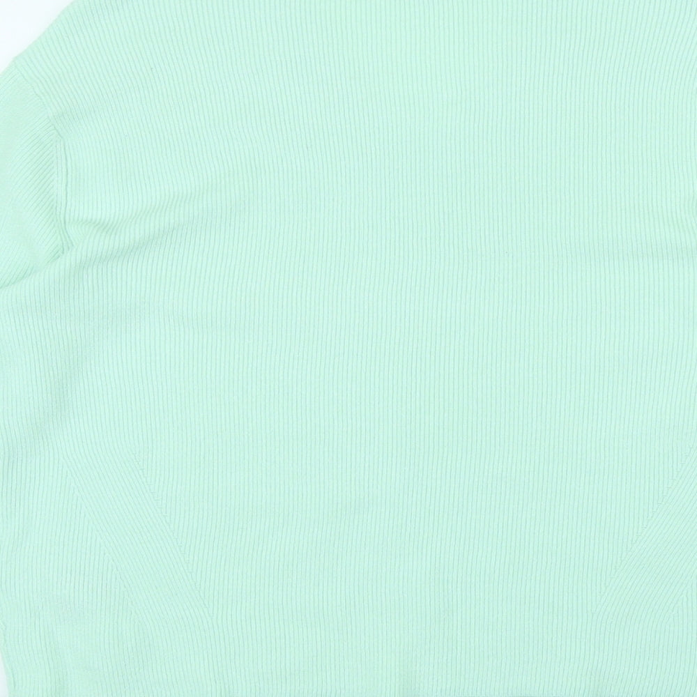 Womens UK Size S Marks and Spencer Green Pullover Jumper